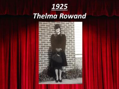 1925 Thelma Rowland