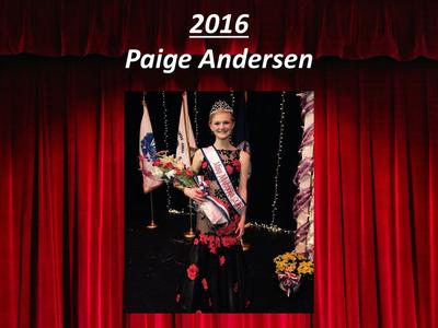 2016 Paige Andersen